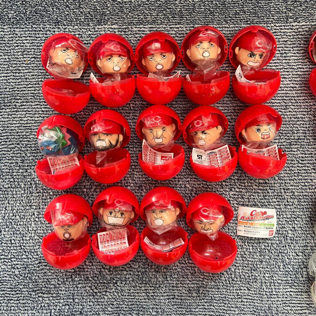 カープ　ペットボトルキャップマスコット　キャップアクセサリ　ガチャまとめ売り