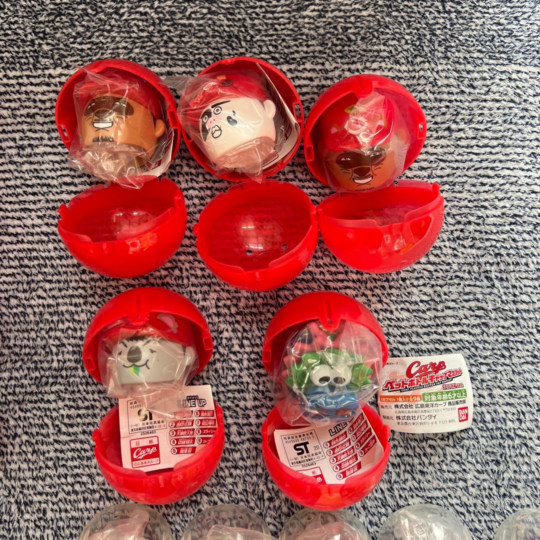 カープ　ペットボトルキャップマスコット　キャップアクセサリ　ガチャまとめ売り
