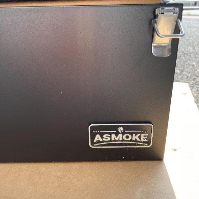 ポータブル ペレットグリル スモーカーグリル 黒 BBQ AS300 小型 調理