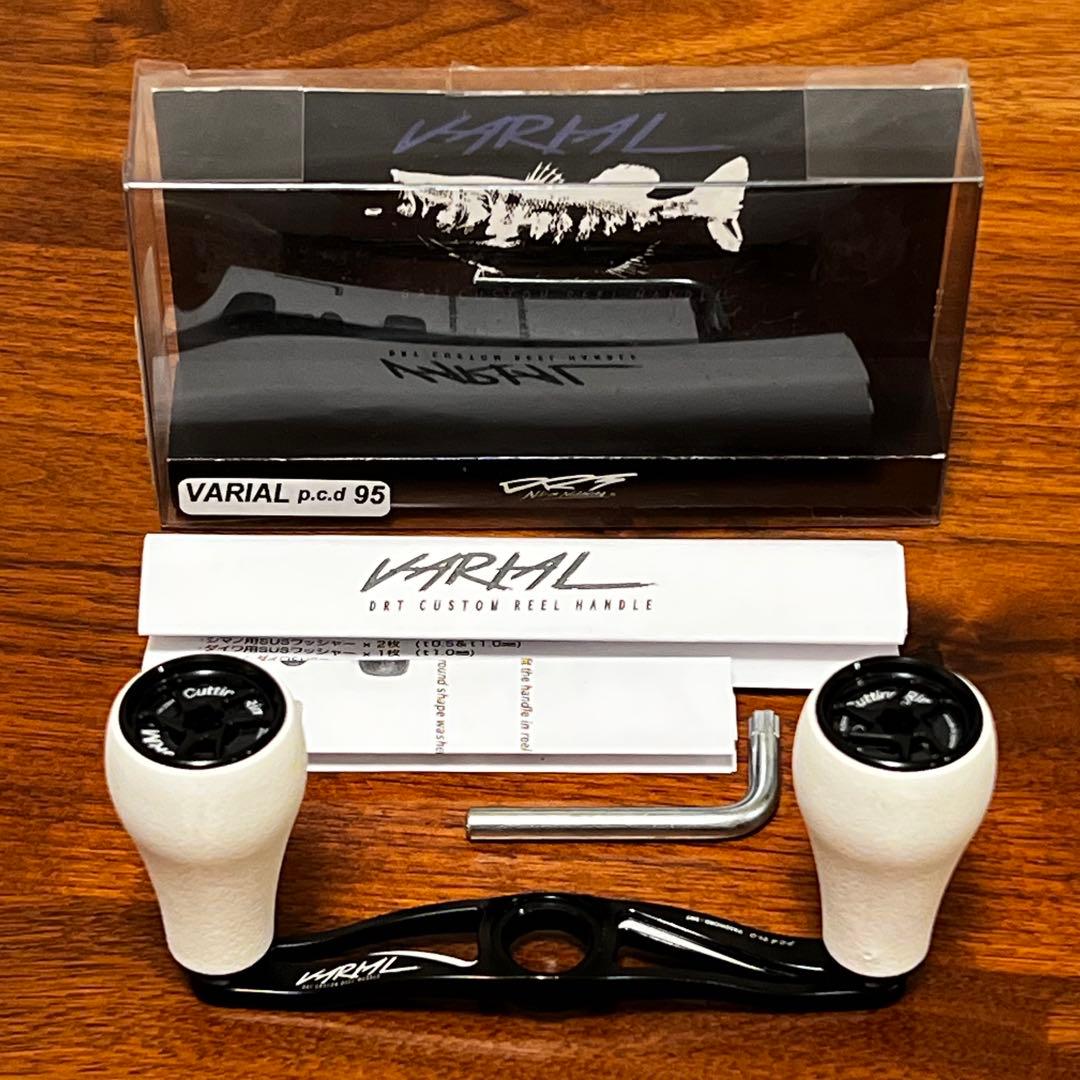 美品　DRT バリアル95 カルフォームブラックリム　　ファットノブホワイト