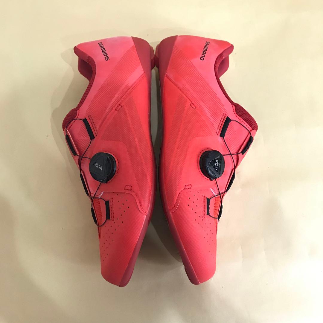 新品未使用　SHIMANO ビンディングシューズ　RC3 43 レッド