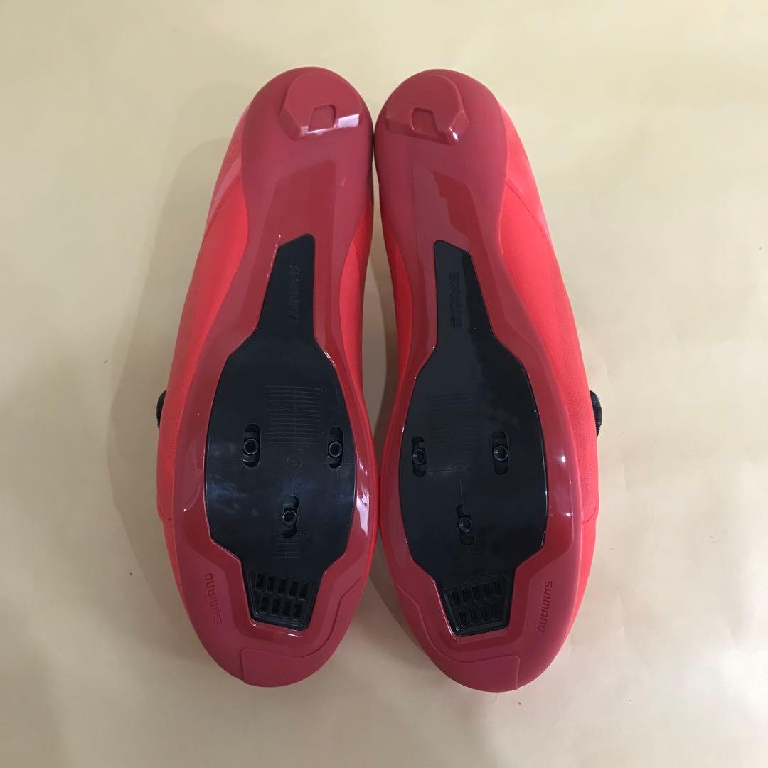 新品未使用　SHIMANO ビンディングシューズ　RC3 43 レッド