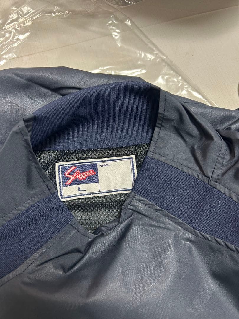 Slugger ネイビー シャカシャカジャケット Lサイズ　未使用