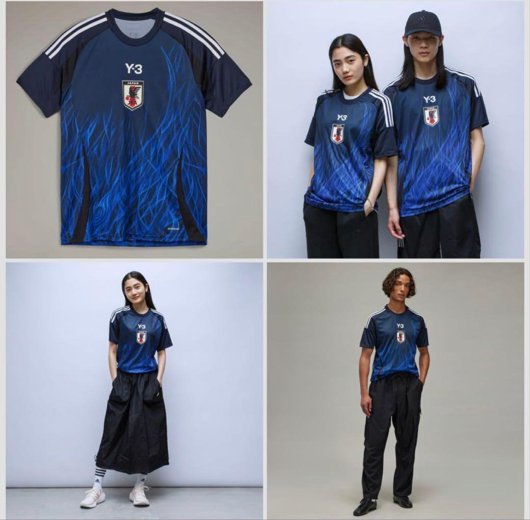 アディダス Y-3サッカー日本代表2024 ホームレプリカユニフォーム上下セット