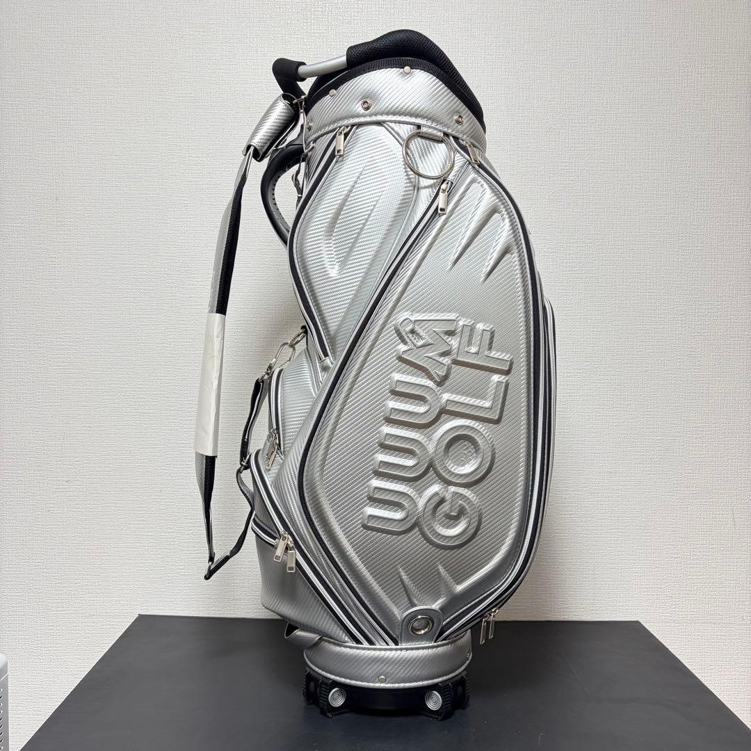 【超希少/非売品】UUUM GOLF コンペ景品 キャディバッグ シルバー 美品