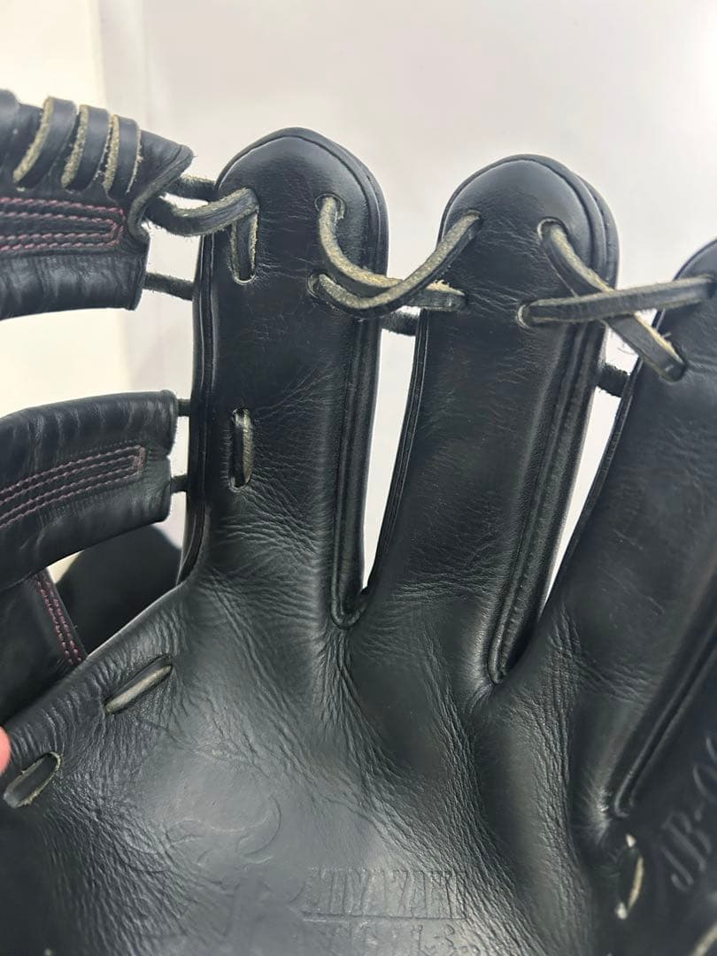 【即戦力美品】和牛JB 硬式内野手用グローブJB004S ブラック　中古美品
