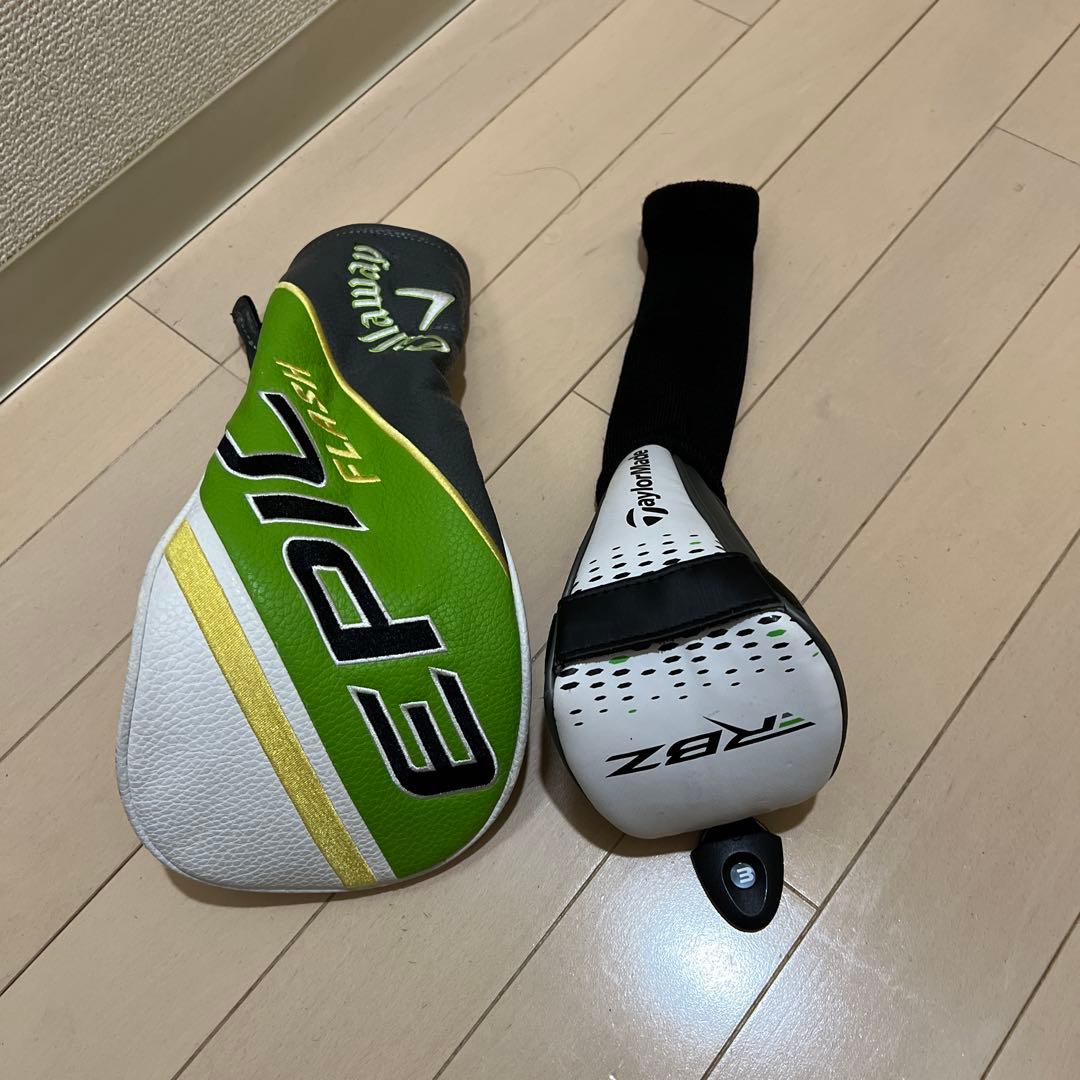 キャロウェイ EPIC FLASH 1W、 テーラーメイド RBZ 3W
