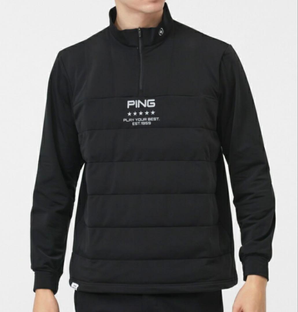 ピン PING 中綿 ハイネック カットソー メンズ ゴルフ シャツ 冬