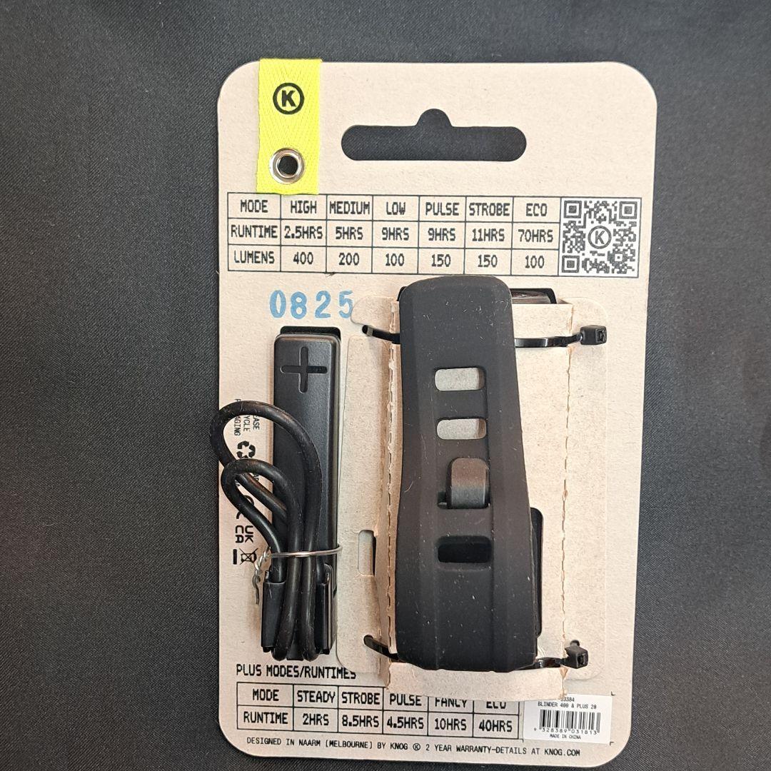 【新品】KNOG(ノグ)ライト前後セット　ブラインダー 400 & プラス20