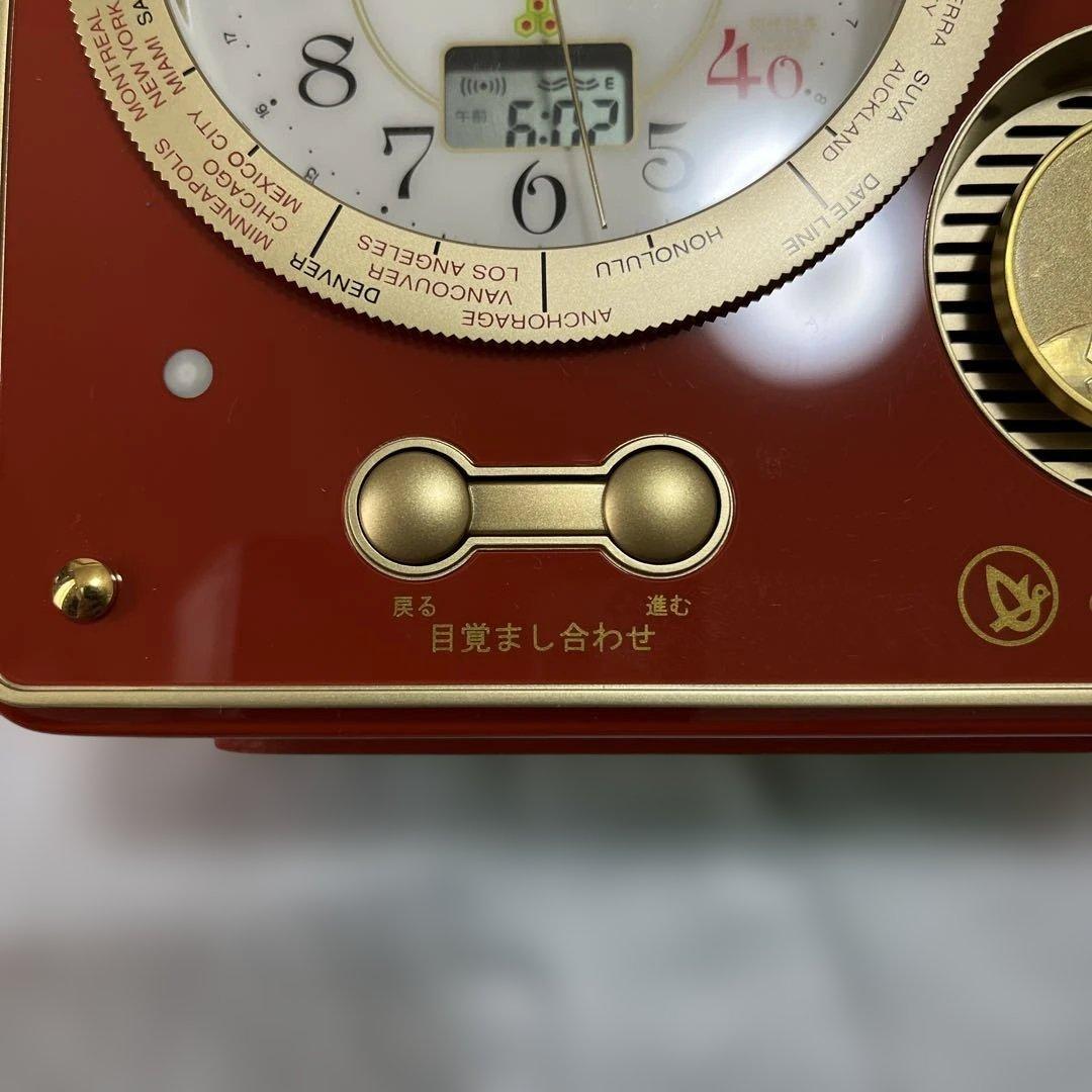 【幻の未使用品】SEkO￼ スジャター置き時計￼ めいらくグループ記念品非売品