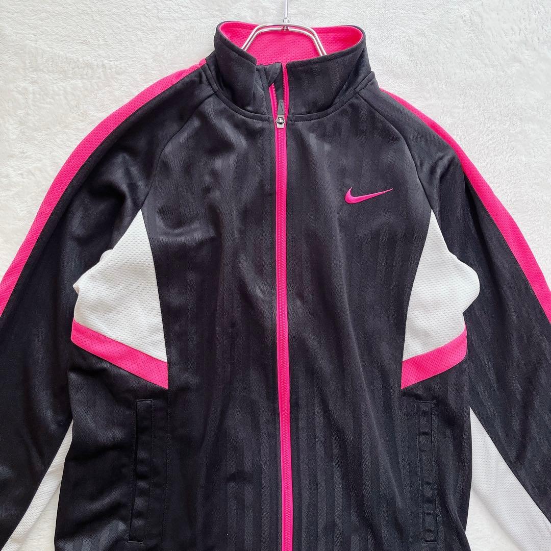 ナイキ　Nike ジャージ上下セット ブラック/ピンク　【L】 スポーツ　美品