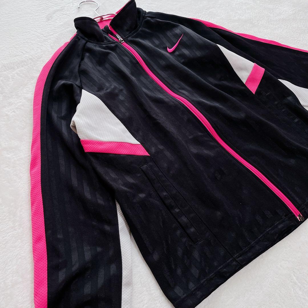 ナイキ　Nike ジャージ上下セット ブラック/ピンク　【L】 スポーツ　美品