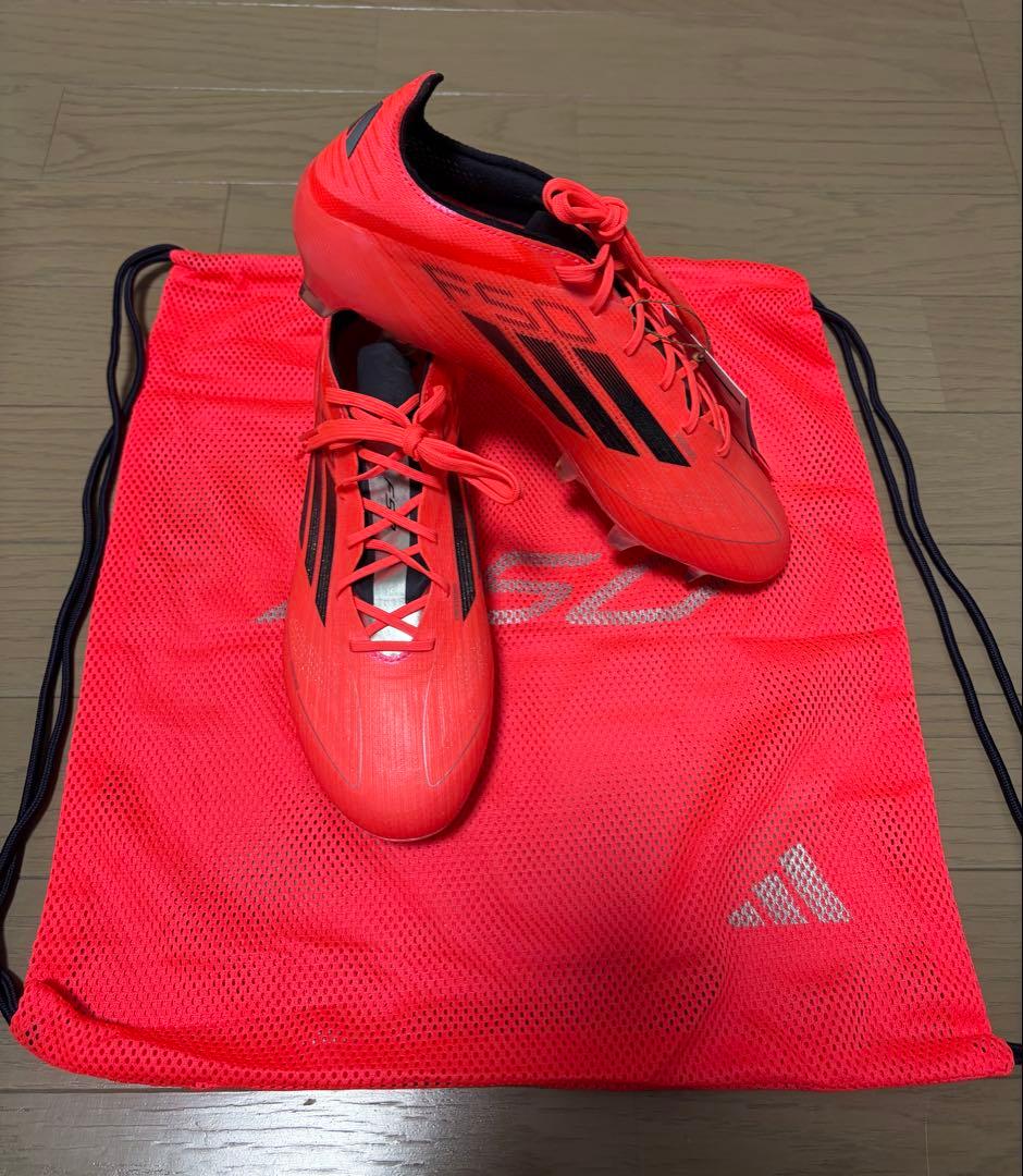 【新品】F50-エリート/FGソール/25cm/レッド　adidas