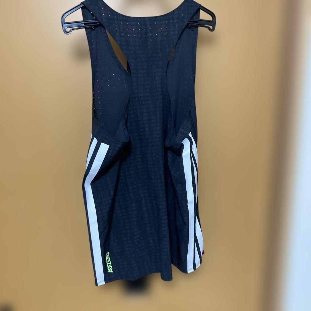 adidas ウィンドブレーカー（xs)シングレット(s)タイツ(s)3点セット