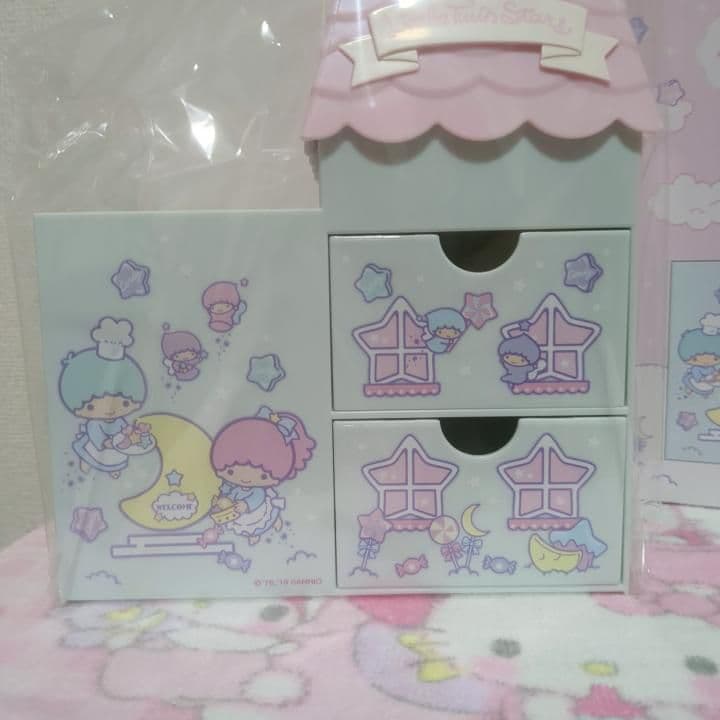 サンリオ　キキララ　ペンスタンド付き　お家形　チェスト　2019年