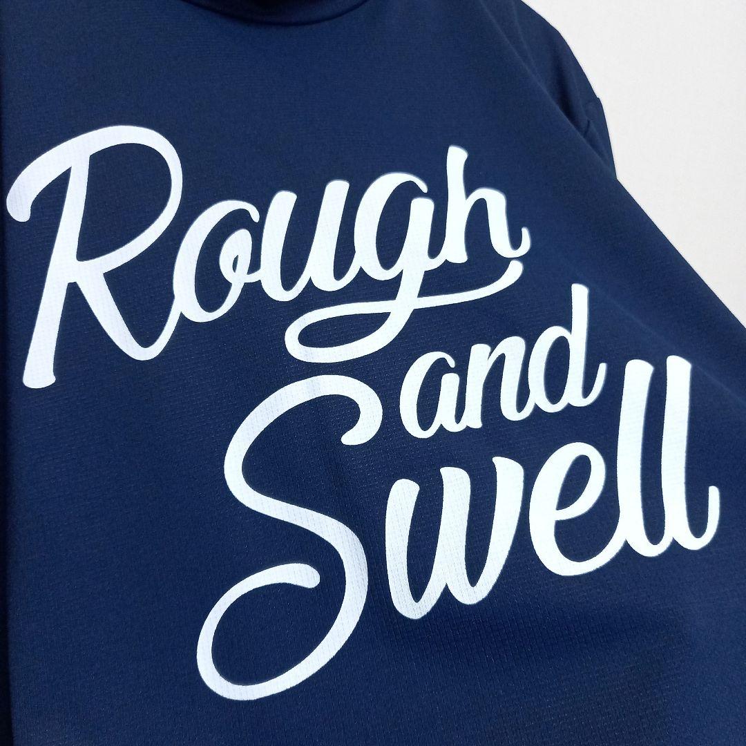 美品 ROUGH＆SWELL 半袖 モックネック シャツ Lサイズ ポロシャツ