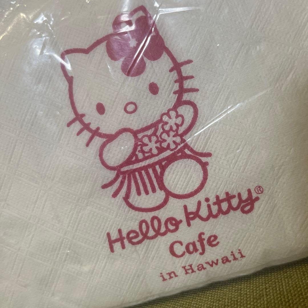 希少 ハローキティカフェ ハワイ限定 紙ナプキン 2000年製