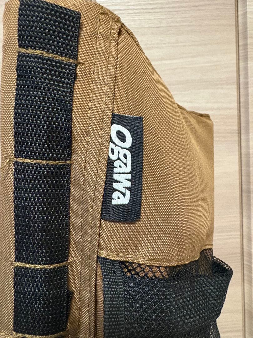 美品 小川キャンパル（OGAWA CAMPAL）ハイバックチェア（モカブラウン）