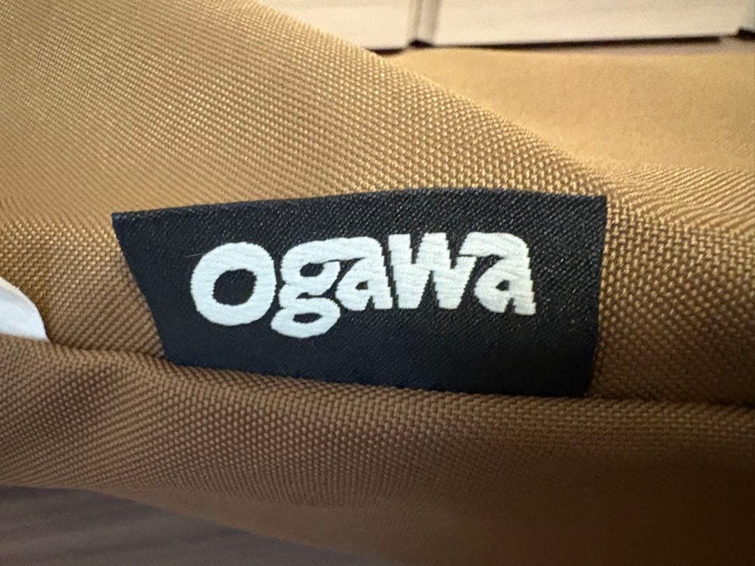 美品 小川キャンパル（OGAWA CAMPAL）ハイバックチェア（モカブラウン）