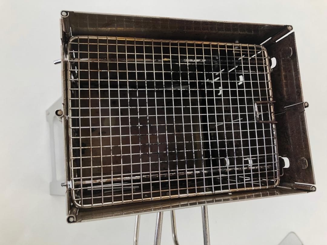 テンマクデザイン　フラットスモーカーハーフ　中古　収納ケース付き　ソロキャンプ