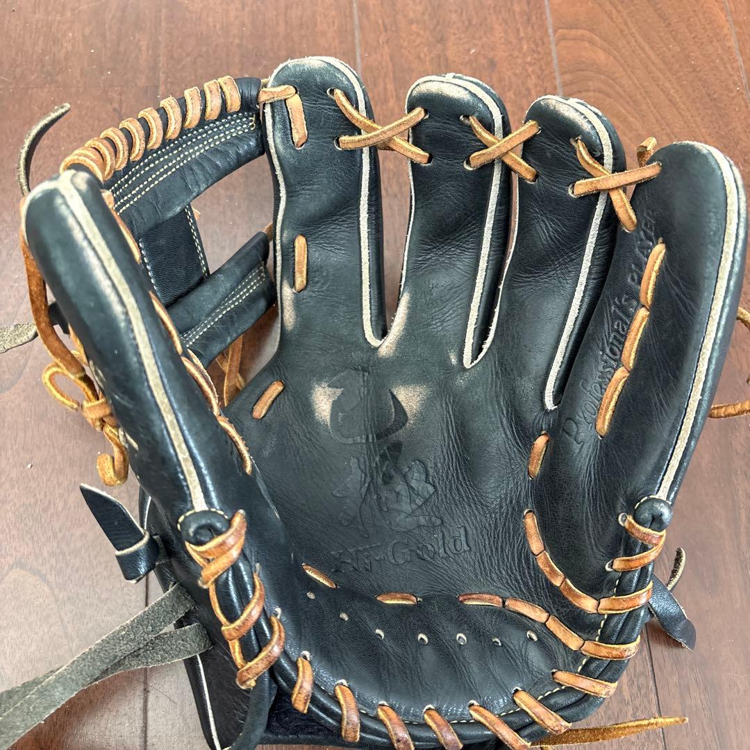 H Gold 軟式内野用グローブ 黒