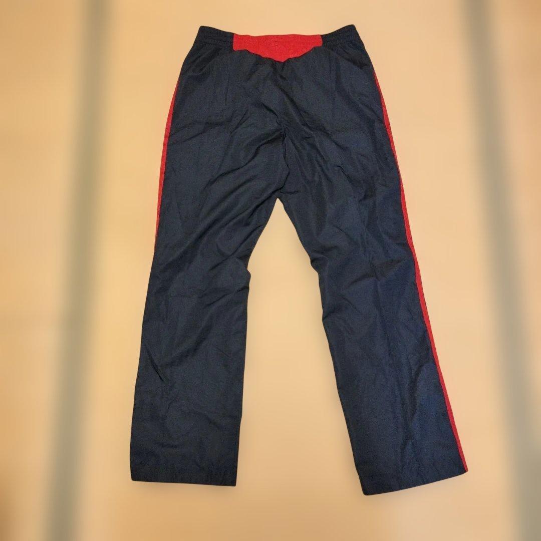 adidas CLIMAPROOFウィンドブレーカーセット ネイビー/レッド