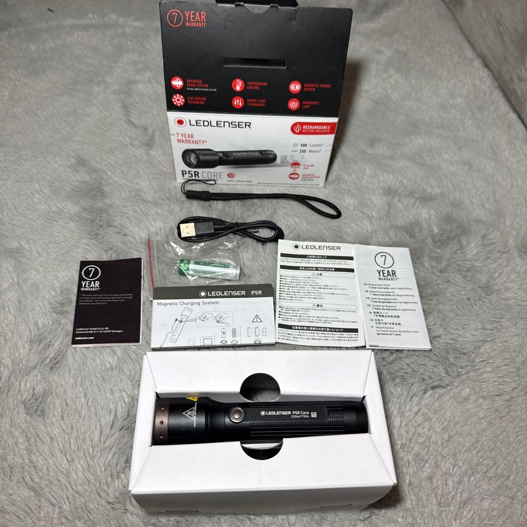 LED LENSER P5R CORE 新品　未使用品　高機能　コンパクト