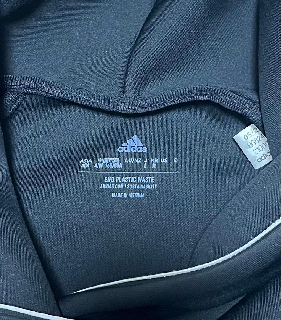 【美品】adidas ダンボールスエットパーカーレディースゴルフM