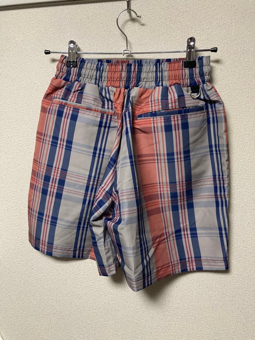 美品＊ANTIQUA GOLF × STCH＊チェック柄ハーフパンツユニセックス