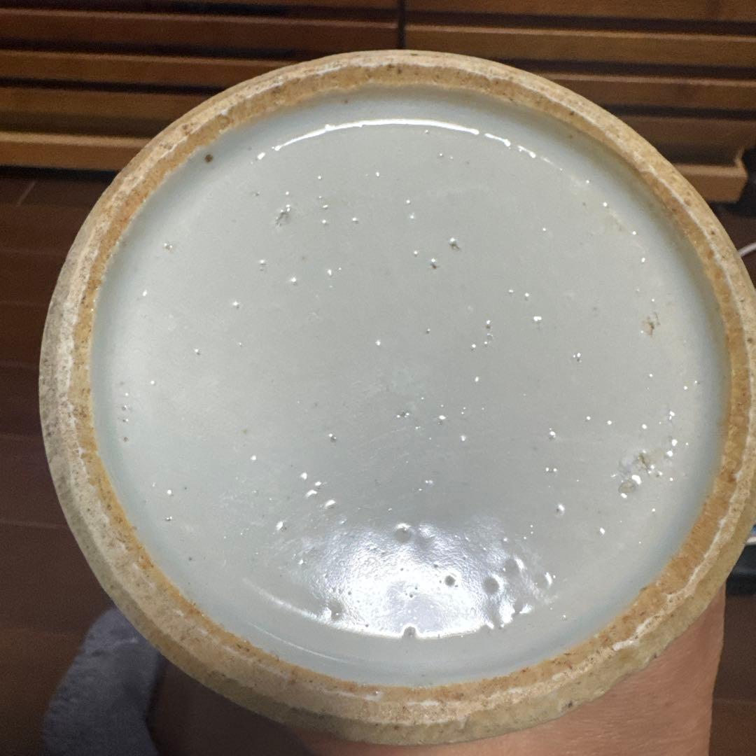 青釉笔筒 花器 置物 唐物 清朝