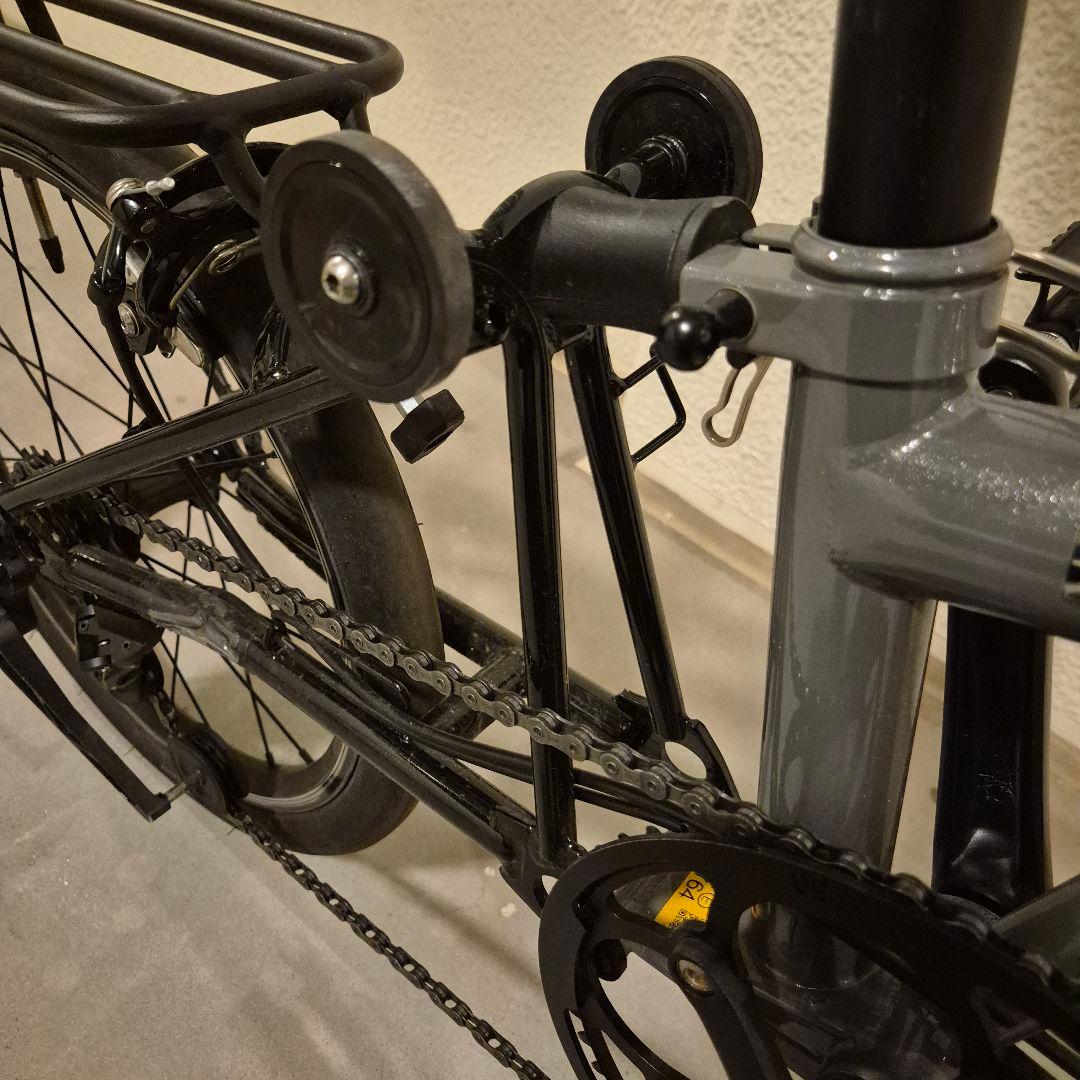 ブロンプトン風 折りたたみ自転車
