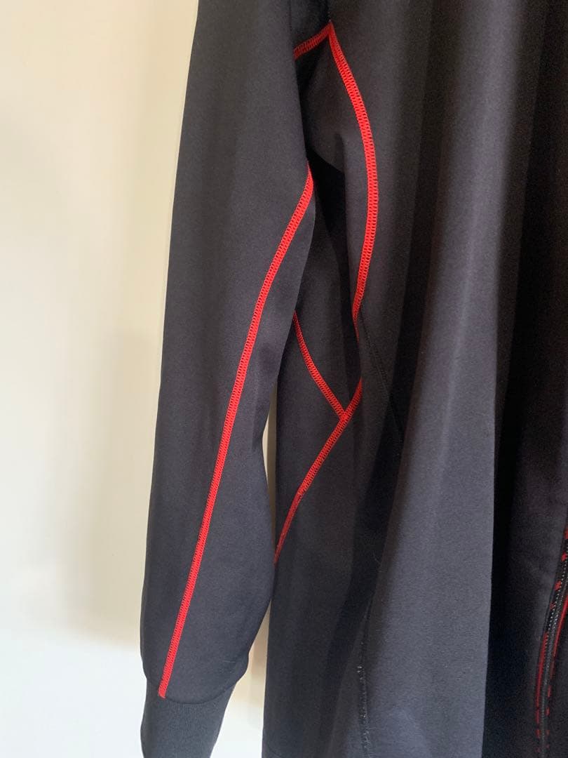 P SHIMANO フィッシングジャケット 2XL サイズ 黒赤