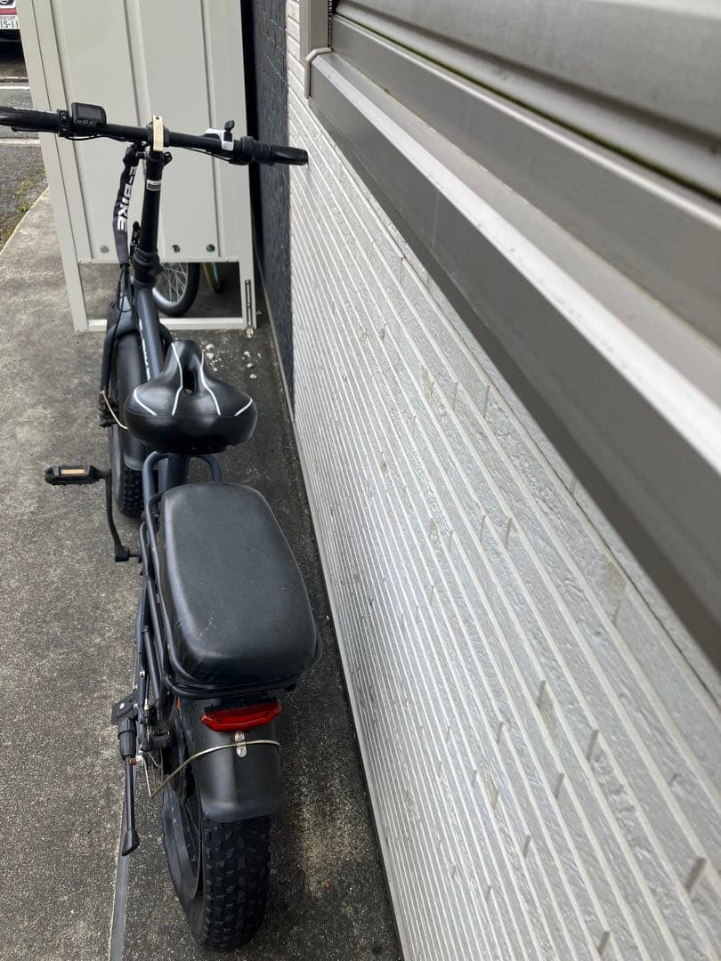 ジャンク品　E-BIKE 電動アシスト自転車 グレー ファットタイヤ