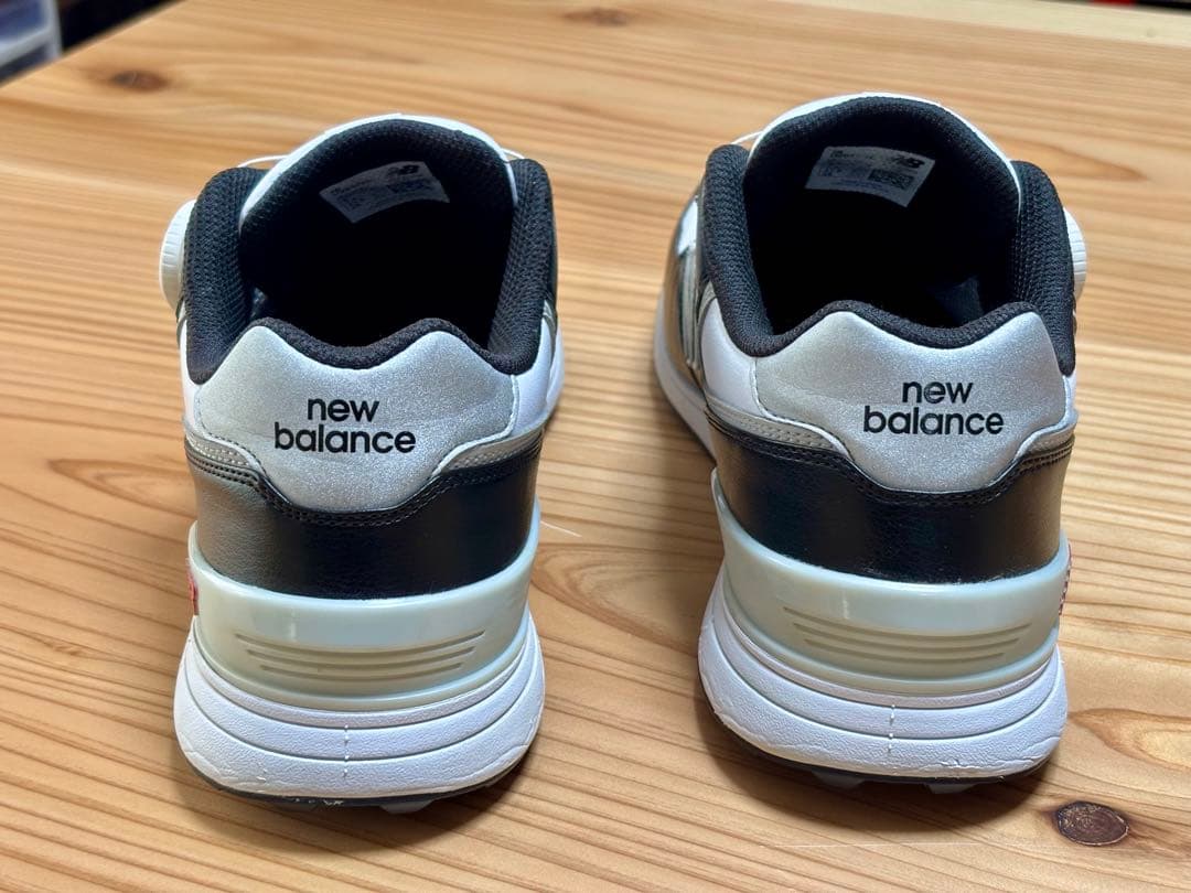 New Balance 574 ブラック/ホワイト シューズ