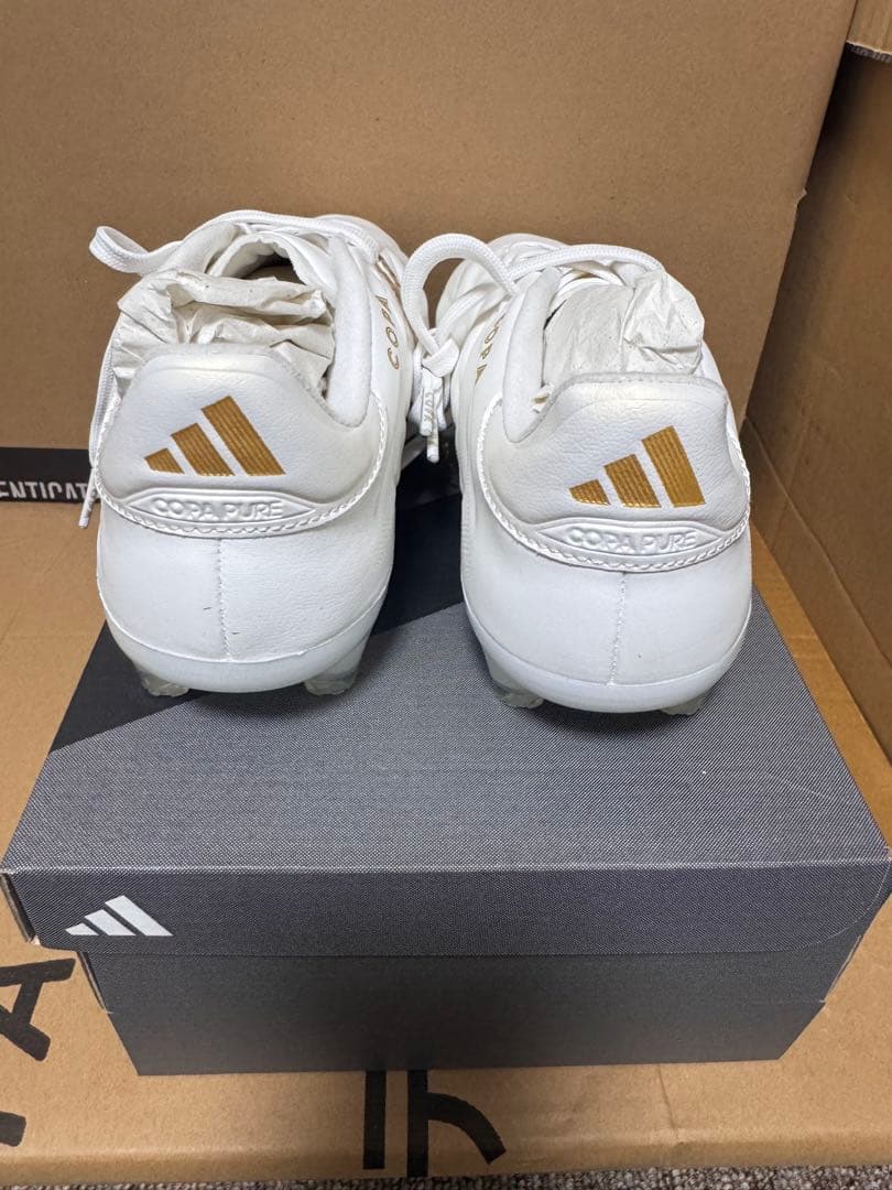 【値下げ】adidas Copa Pure ホワイト スパイク25CM