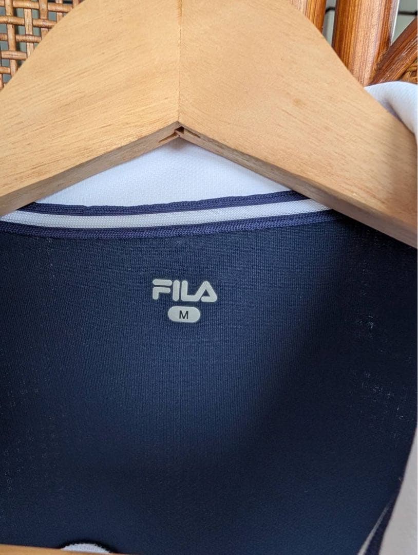 【新品未使用】FILA ポロシャツ Mサイズ テニス 吸水速乾　UVガード