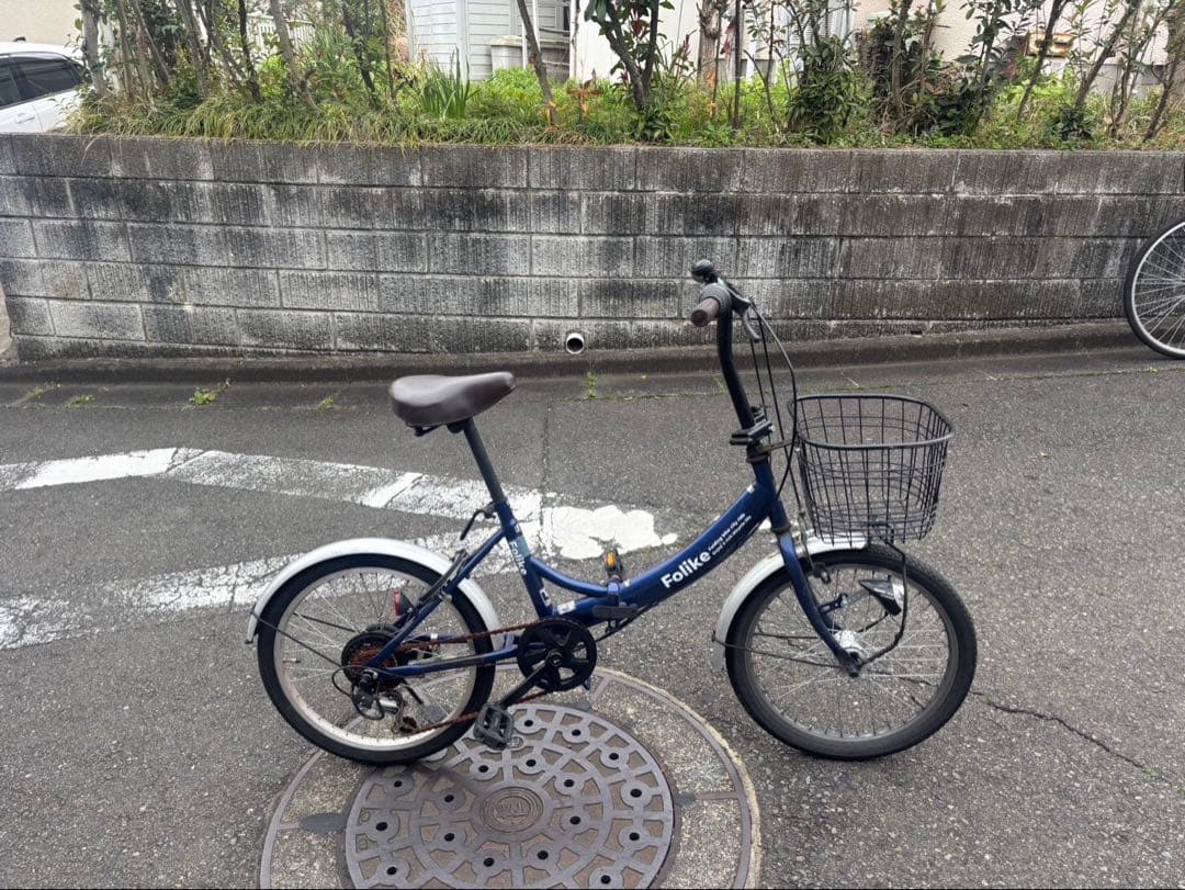 折りたたみ自転車　６段ギア