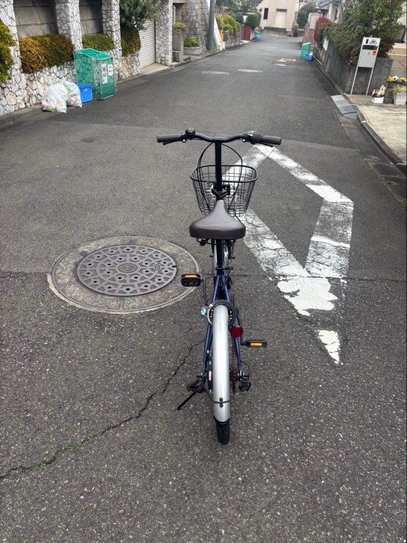 折りたたみ自転車　６段ギア