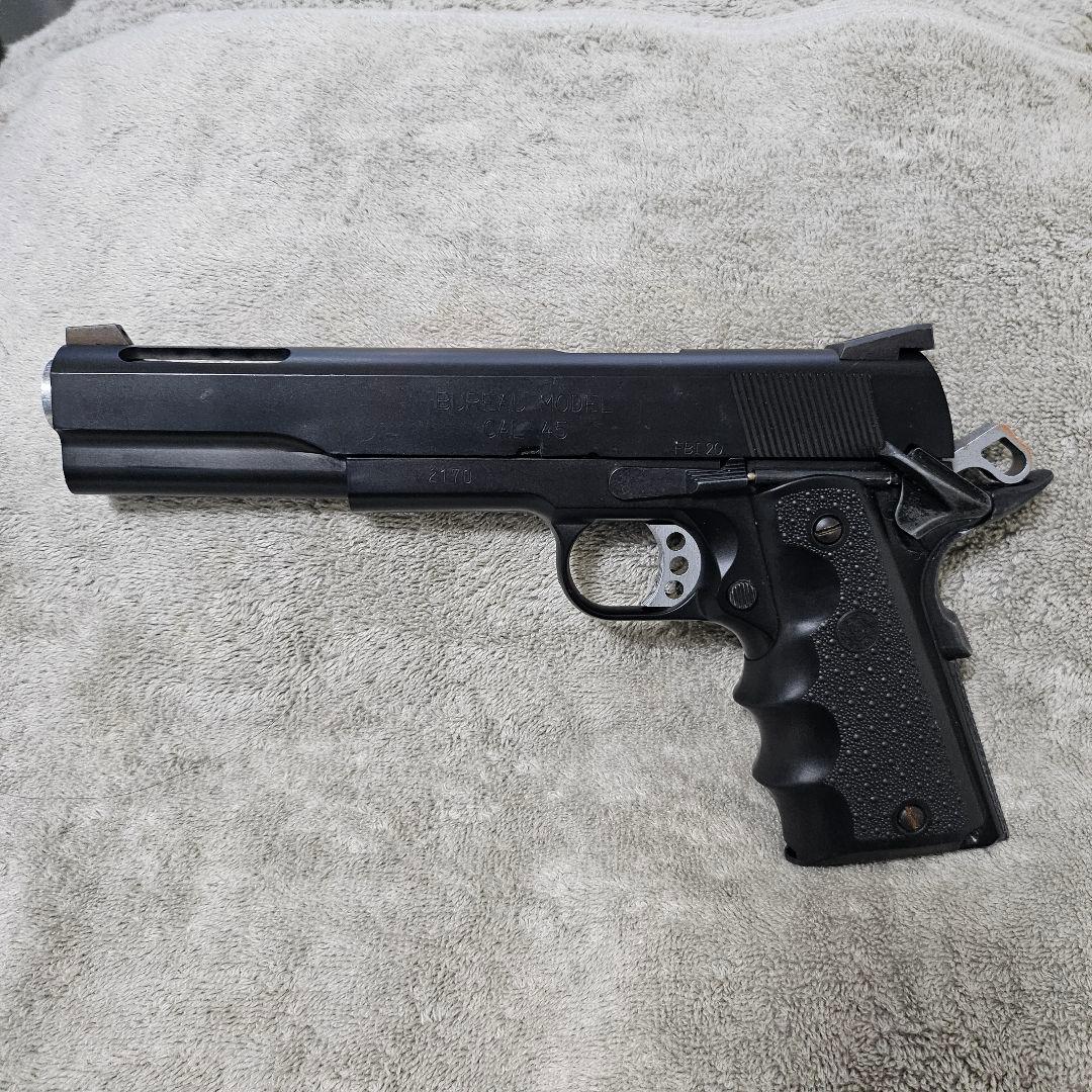新日本模型 WA提供マグナ 純正ガスブロ FBI CUSTOM ブラック