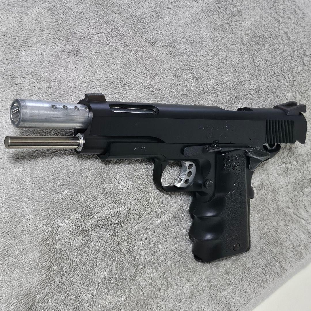 新日本模型 WA提供マグナ 純正ガスブロ FBI CUSTOM ブラック