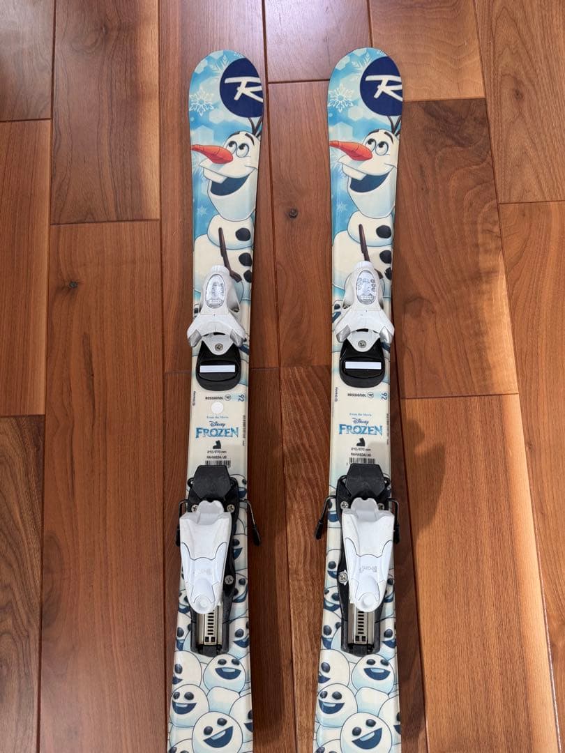 【ロシニョール】アナ雪 オラフ スキー板 90cm（16〜17.5cm対応）