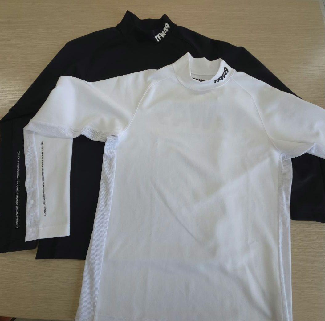 TFW49 MOCKNECK SIDE MESH 2枚セット