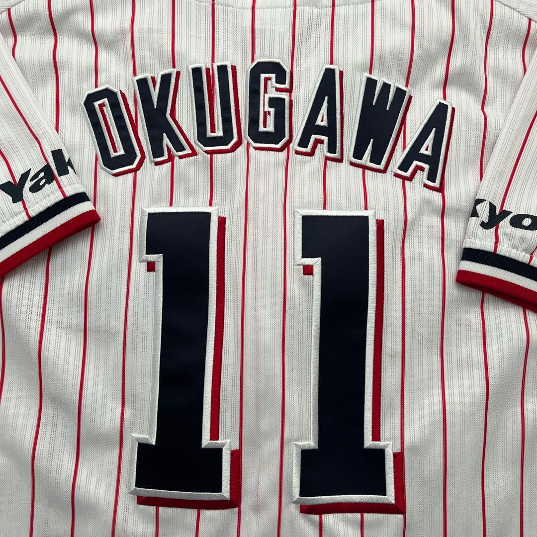 開幕投手決定！奥川恭伸東京ヤクルトスワローズ　ユニフォーム 11 サイズL