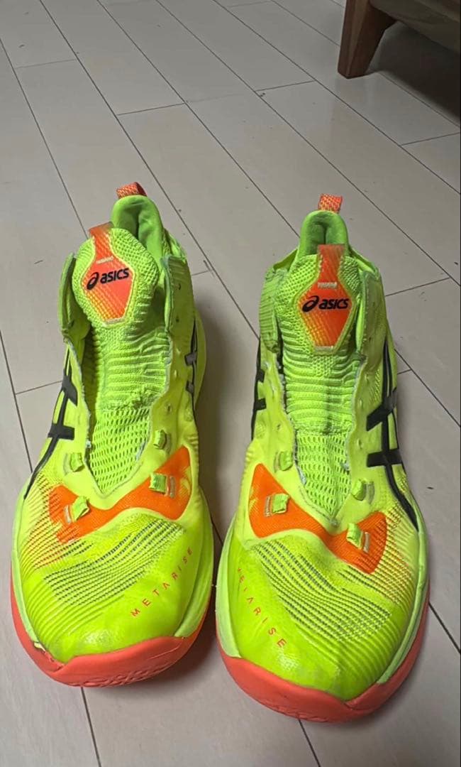 ASICS メタライズ 限定 パリモデル バレーボールシューズ 28.5cm