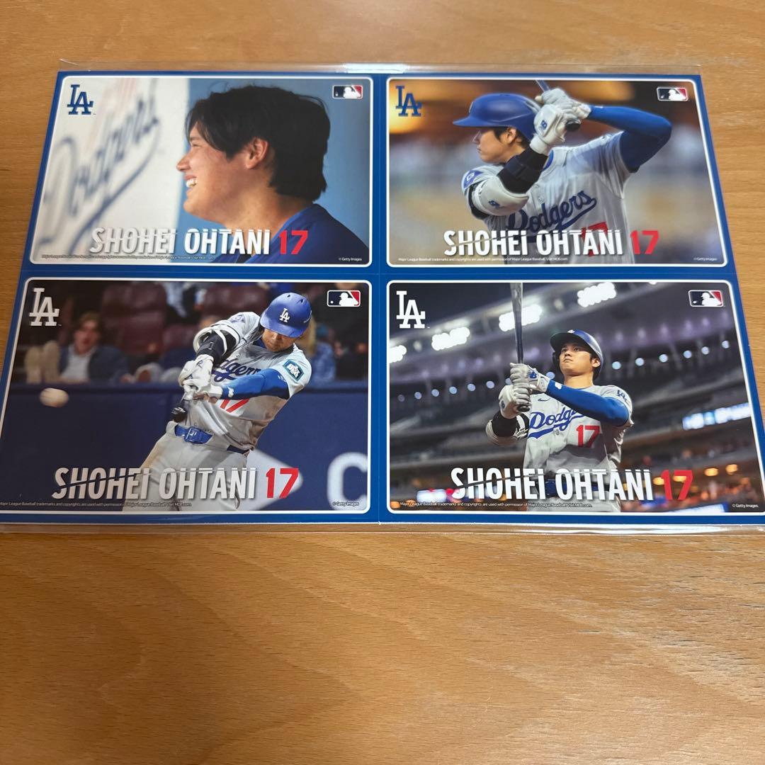 新品　大谷翔平プレミアムフレームポストカードセット サイン入り　MLB認定商品