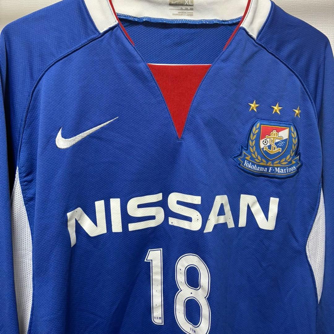 NIKE 横浜Fマリノス　ユニフォーム ゲームシャツ　長袖　XL NISSAN