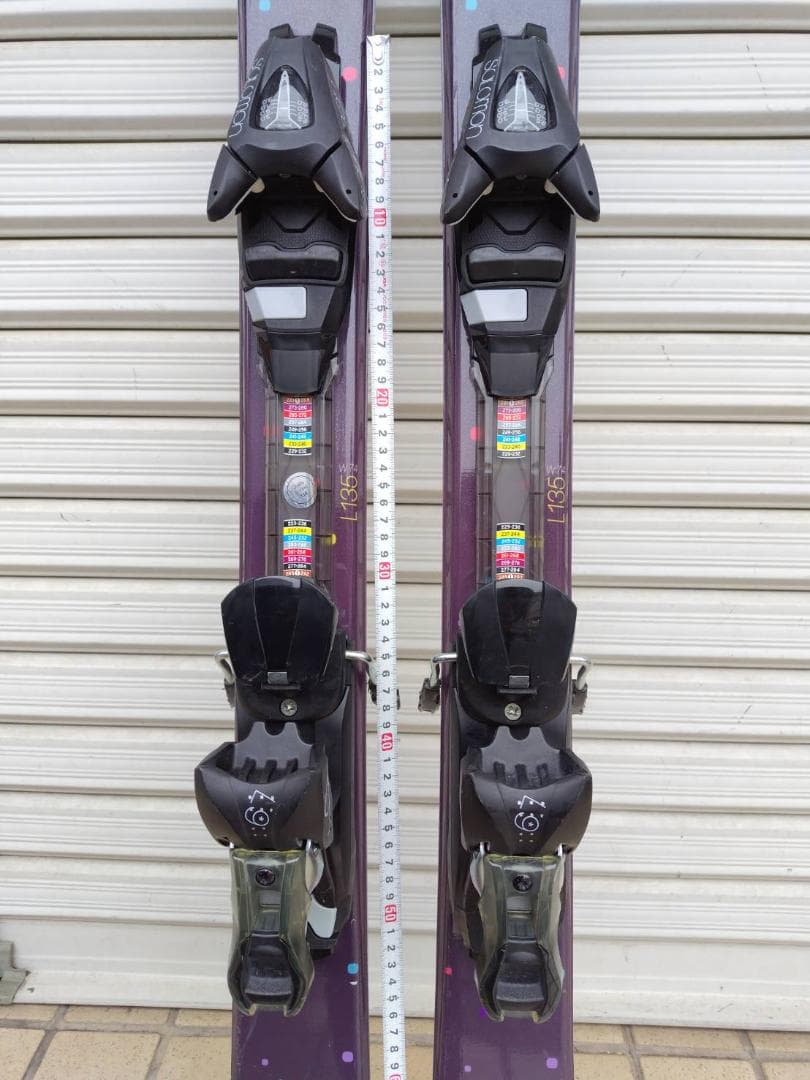 Salomon Focus ショートスキー板 135cm ビンディング・ポール付