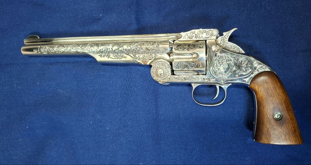 Wyatt Earp 44 Revolver エングレービング装飾　観賞用