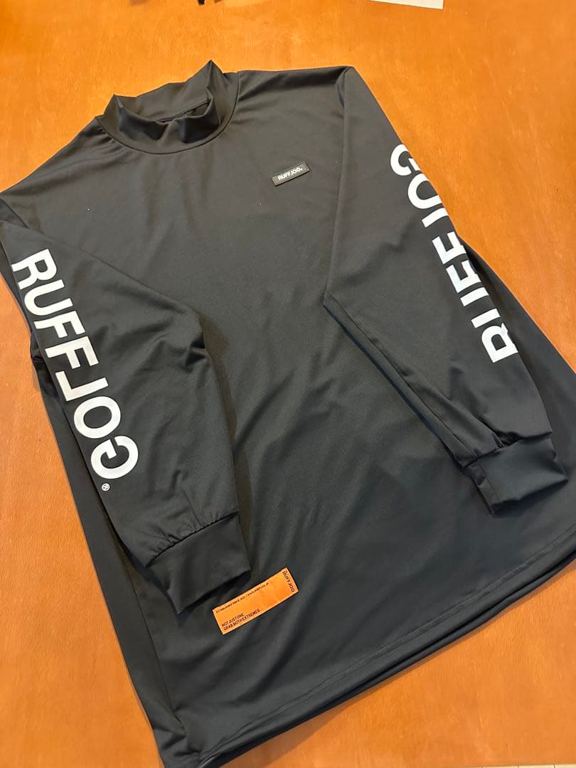 RUFFLOG DUAL SLEEVE LOGO モックネック