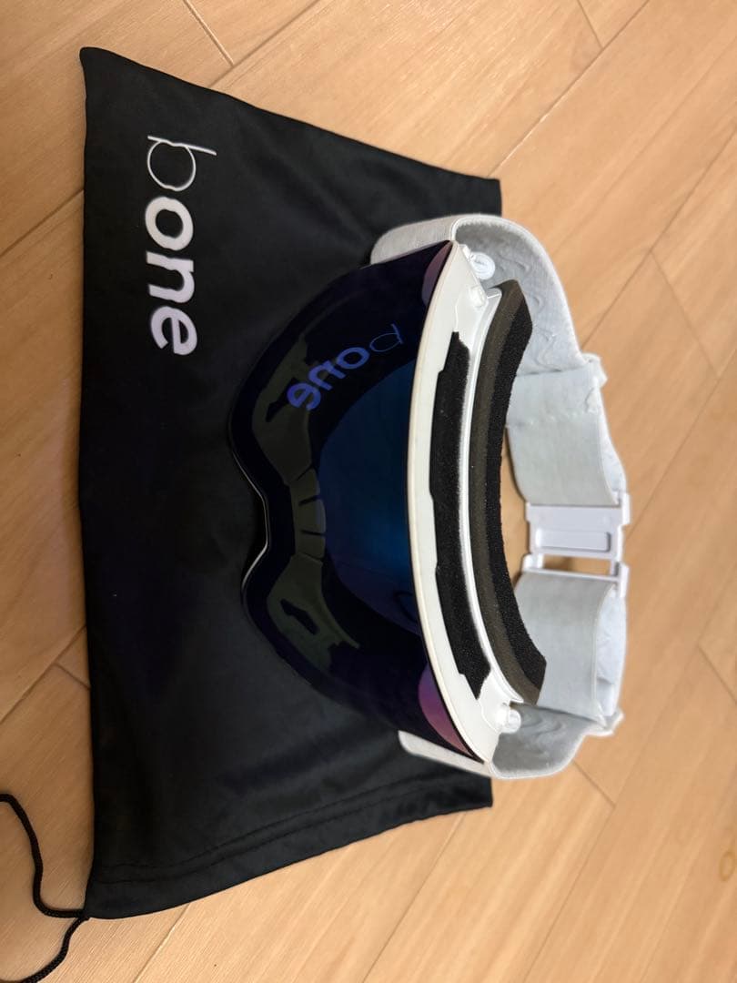 bone 骨伝導イヤホン搭載 スノーゴーグル 使用1回
